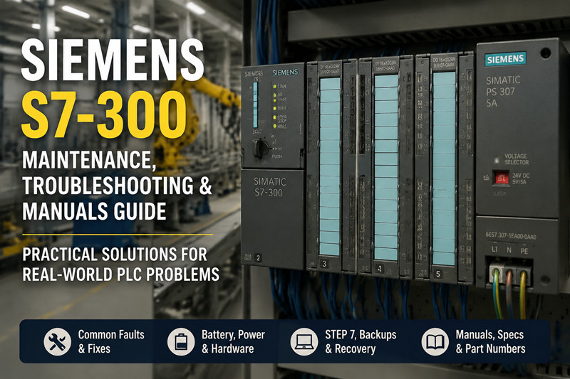 Siemens S7-300: Guia de Manutenção, Resolução de Problemas e Manuais