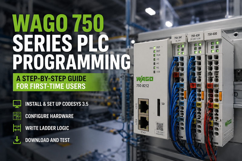 Programação de PLC da série WAGO 750: um guia passo a passo para usuários iniciantes