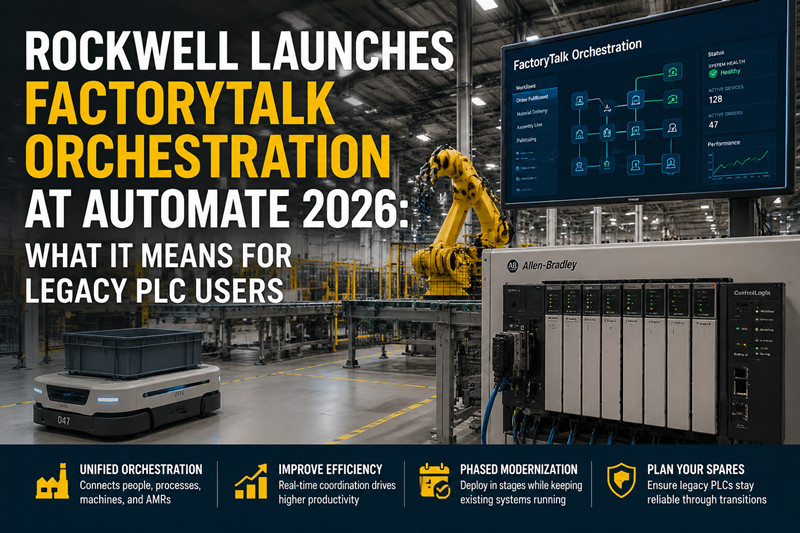 A Rockwell lança o FactoryTalk Orchestration na Automate 2026: o que isso significa para usuários de PLCs legados?