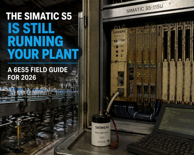 O SIMATIC S5 ainda está em operação na sua planta: um guia de campo para o modelo 6ES5 em 2026.