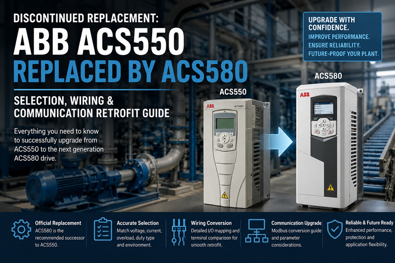 Guia de obsolescência e substituição do ABB ACS550